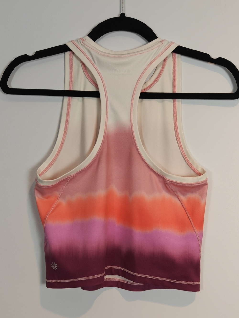 ATHLETA Shanti Printed Crop Tank in Sea Spray Vintage Plum Size XS - Picture 9 of 16
